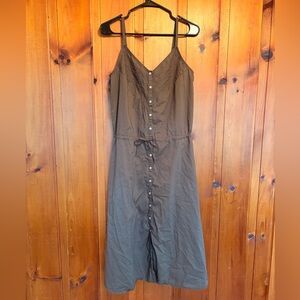 Eddie Bauer casual button down dress